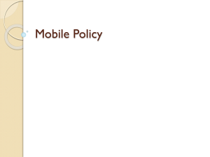 Mobile Policy
