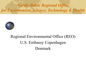 Nordic/Baltic Regional Environmental Office