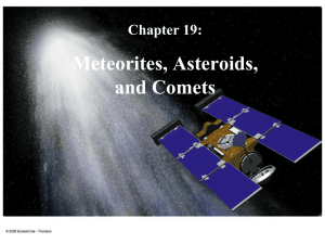 Meteorites, Asteroids, and Comets