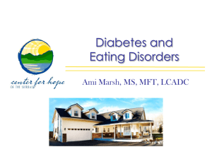Link Between Eating Disorders and Type 1 Diabetes (Diabulimia)