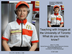 Teaching with Images: What do you need to know?
