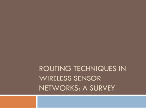 Routing Techniques in Wireless Sensor Networks: A Survey
