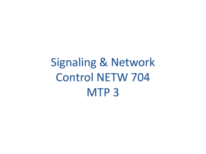 Signaling & Network Control ARQ Protocols