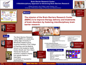 Brain Barrier Research Center - University of Minnesota Duluth