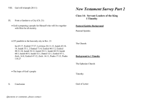 New Testament Survey, Part 2