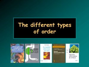 types of order