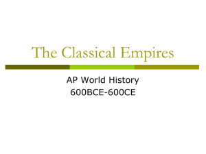 The Classical Empires PPT
