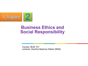 Social Responsibility