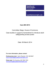 the case studies - Equality and Human Rights Commission