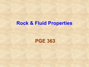 Rock and fluid properties