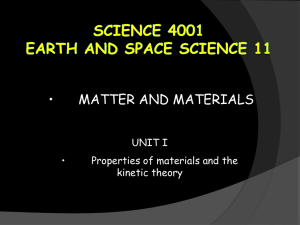 matter and materials
