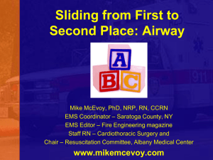 Airway: Sliding from First to Second Place (2013)
