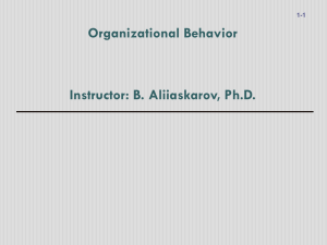 10: Communication - Organizational Behavior