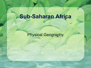 Sub-Saharan Africa