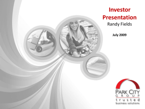 PCYG_Investor_Presentation
