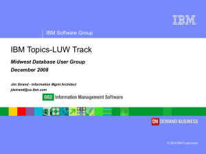 IBM Information Management Links