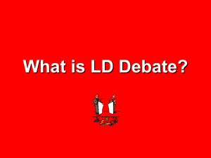 What is LD Debate