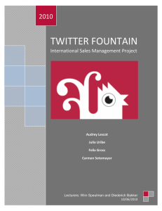 Basic Twitter Fountain
