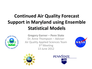 State of the Air, 2012 - Atmospheric Chemistry Modeling Group