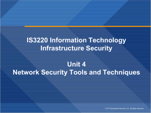 IS3220 Information Technology Infrastructure Security Unit 4