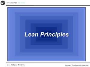 OSSS LSS Awareness - Open Source Six Sigma