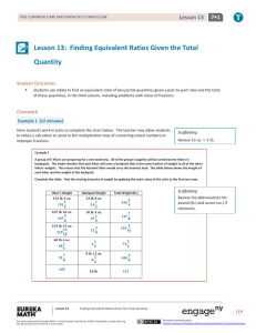 Grade 7 Mathematics Module 1, Topic C, Lesson 13: Teacher Version