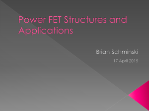 ResearchPresentations\Power FET Structures and Applications