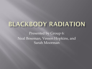 Blackbody Radiation
