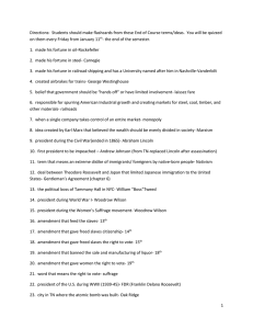End of Course flashcard list (full version)