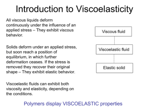Viscoelasticity and rubber elasticity