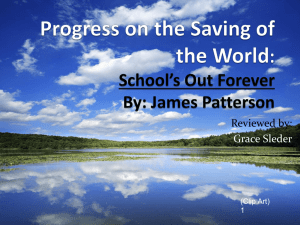 Literature Circles: School's Out Forever By