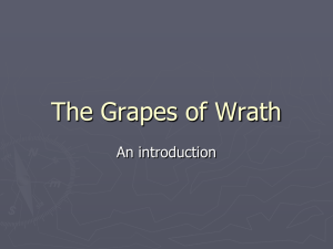The Grapes of Wrath Intro
