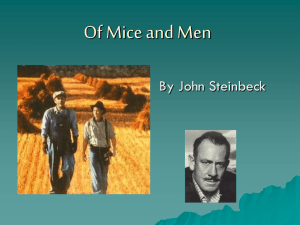Of Mice and Men PPT- for Outline Notes