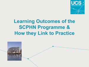 Learning Outcomes of Programme & Link to Practice