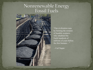 Fossil Fuels Slideshow