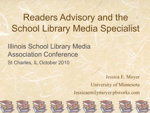 Students and Leisure Reading - Jessica E. Moyer