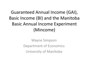 Presentation by Wayne Simpson on Guaranteed