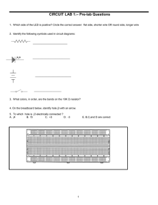 introduction to circuits lab