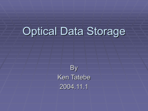 Optical Data Storage