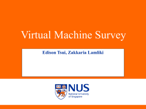 Virtual Machine Survey