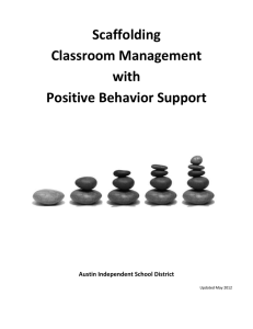 Scaffolding Classroom Management workbook