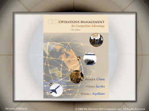 Production and Operations Management