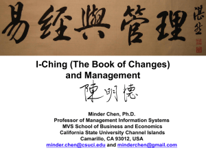 I-Ching - California State University Channel Islands