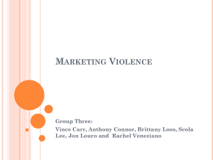Marketing Violence
