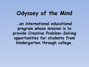 Odyssey PPT - Weston Public Schools