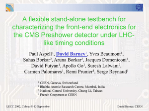 A flexible stand-alone testbench for characterizing the front