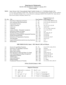 Department of Mathematics - U. of M. WWW server