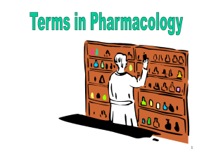 Pharmacology - New Caney ISD