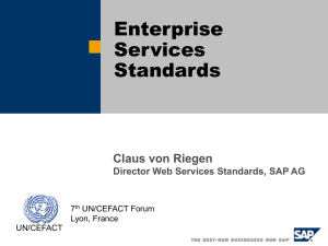 Enterprise Services Standards