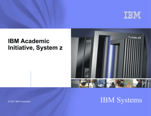 IBM System z Community Update